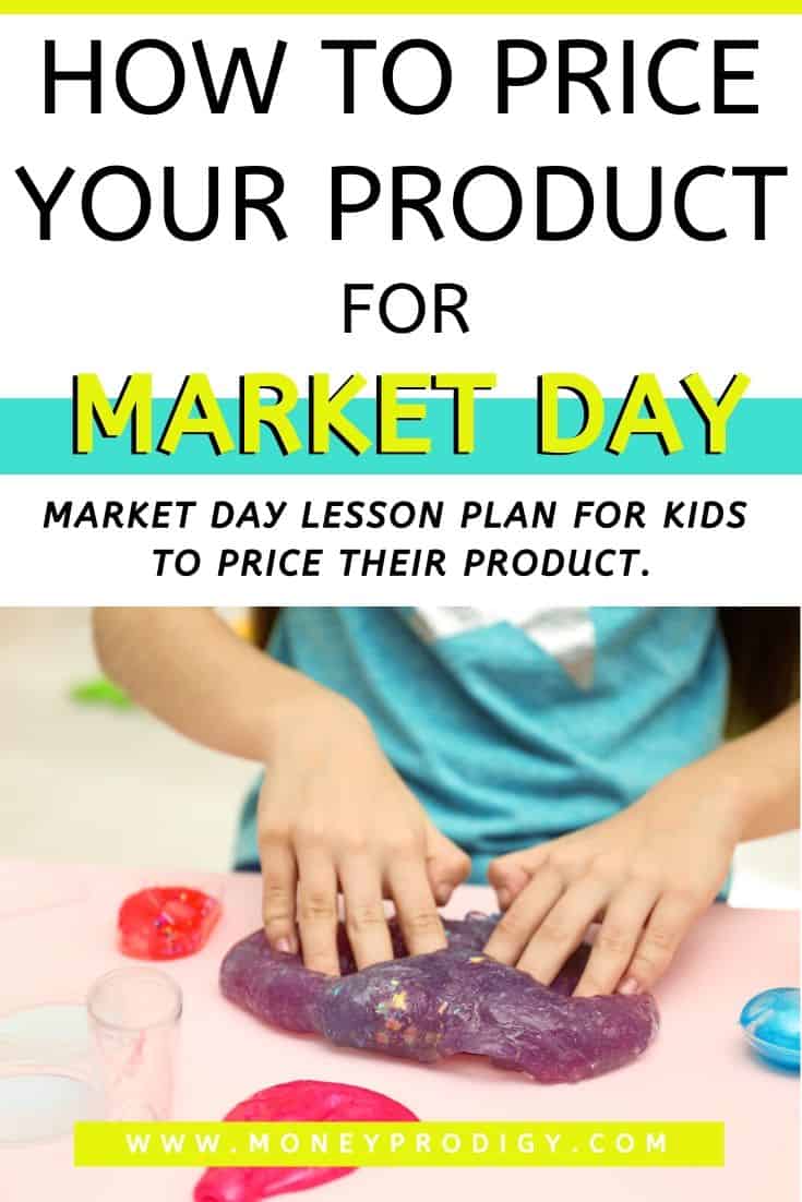 Market Day In School Lesson Plan On Pricing Products 