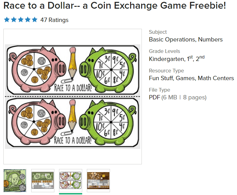 Free Printable Money Math Games FREE PRINTABLE TEMPLATES