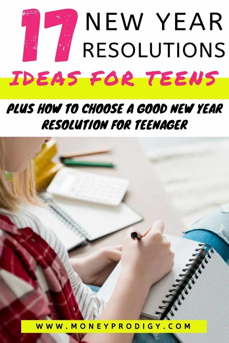 new years resolution ideas for teens