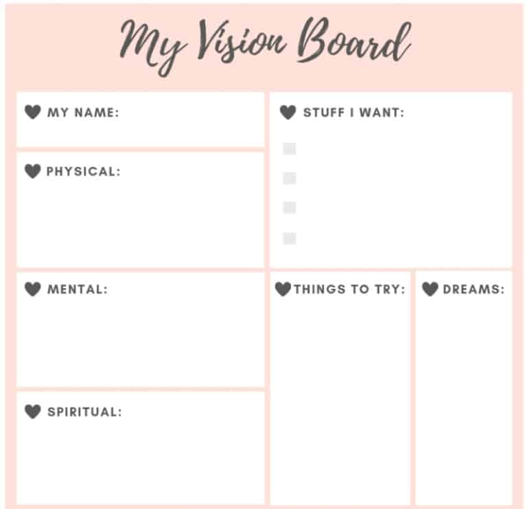 7-vision-board-worksheets-for-students-pdfs