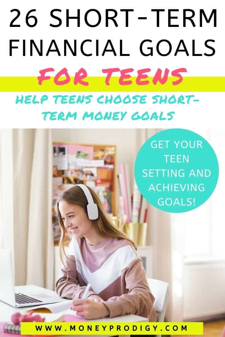 Short Term Financial Goals For High School Students 26 Examples 