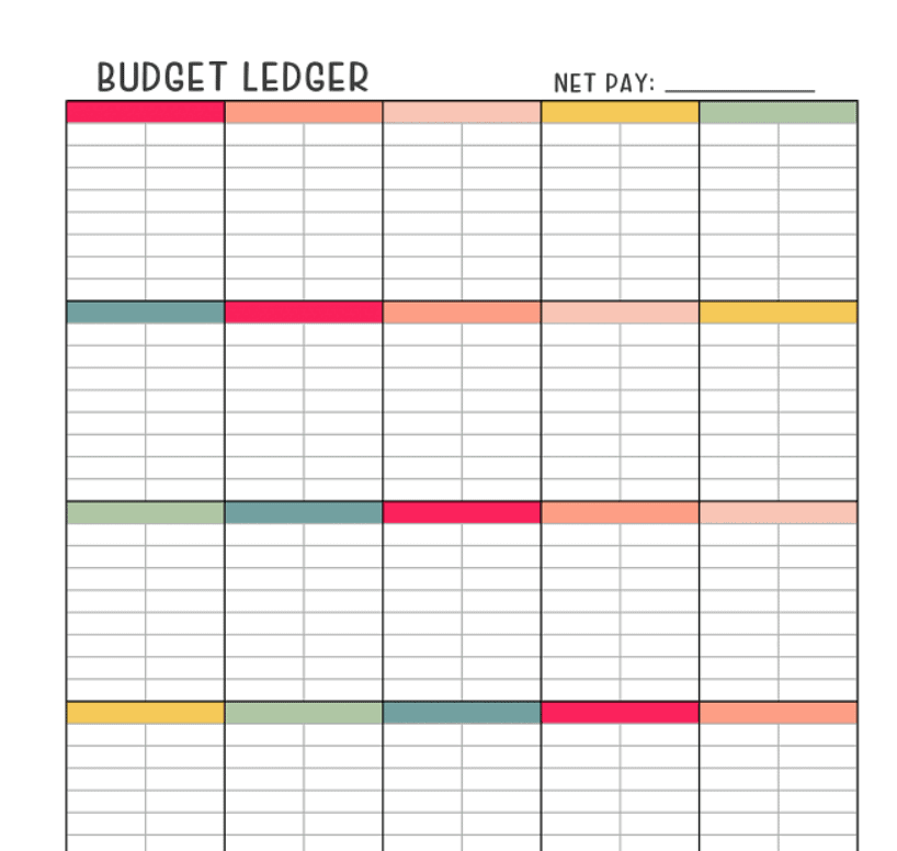 Printable Budget For Teenager Worksheet