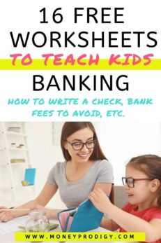 16 Free Banking Worksheets PDF (Teach Kids how to Use Banks)