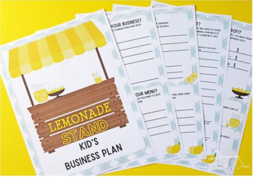 10 Lemonade Stand Worksheets (Math, Business Plan, Budgeting, etc.)