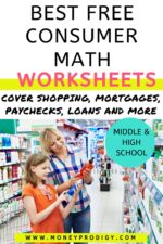 19 Free Consumer Math Worksheets (Middle & High School)