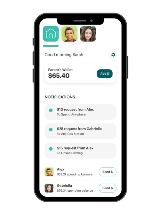 Chore App With Debit Card